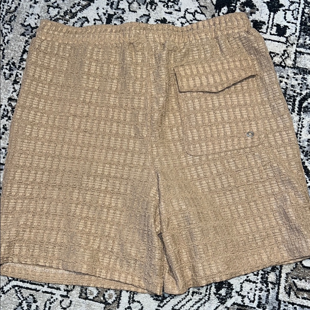 PacSun Brown Textured Shorts - Picture 7 of 10